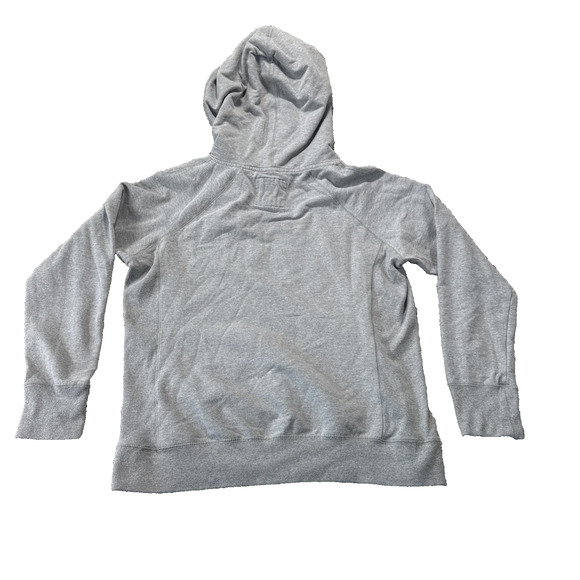 Levi's Size LargeHoodie Sweatshirt Gray Logo Hooded Kangaroo Pocket Pullover - Picture 4 of 7